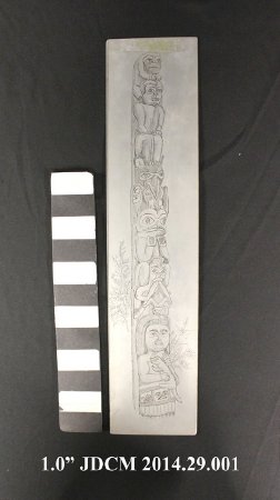 4-Story Totem Zinc Engraving Plate