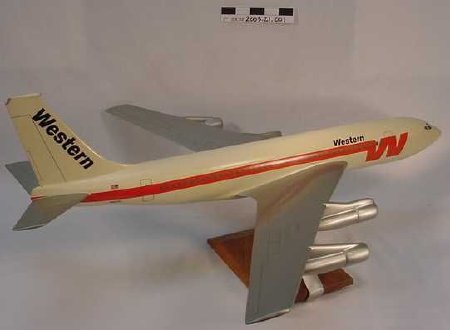 Western Airlines Model Plane