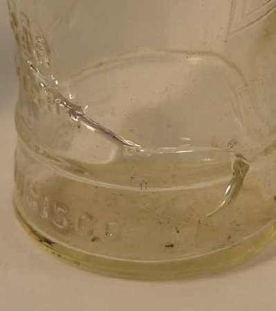 Glass Horseradish Jar