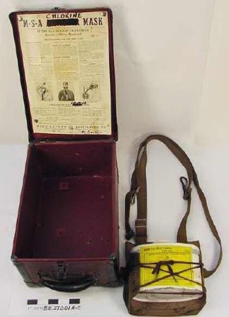 Mine Gas Mask Box & Canister