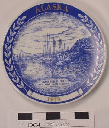 1978 Blue Chateau Plate 