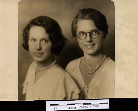 Bertha & Caroline Hoff ~1931