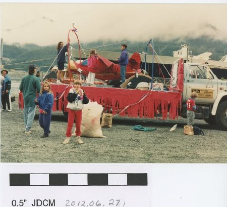 Parade float photo dated February 1994