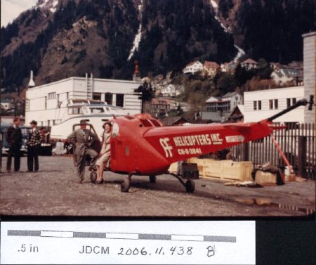 U.S.G.S. First helicopter to Come to Juneau May 1949