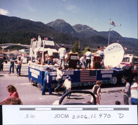 4th of July Parade 1987 ALASCOM Float