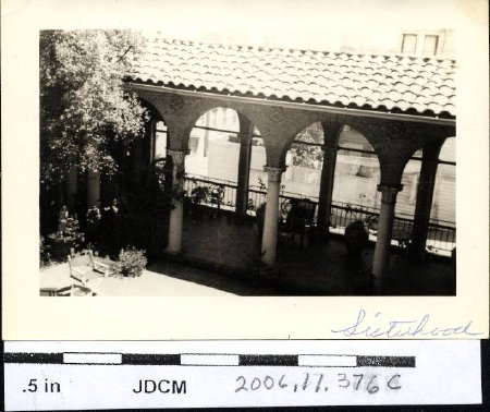 Jewish Sisterhood walkway 1938-39