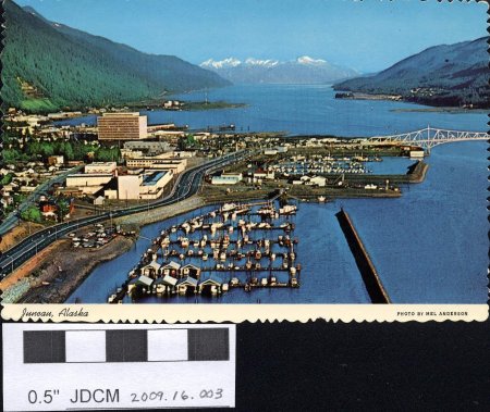 Juneau, Alaska, Capitol City, Gastineau Channel, and the bridge to Douglas