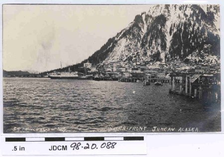 Black & White Postcard of SS P