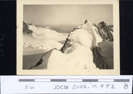 Aerial view Juneau Ice Field Seracs 1986-88
