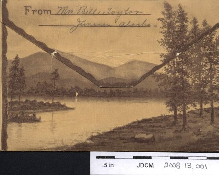 Souvenir Postcard Back 1910