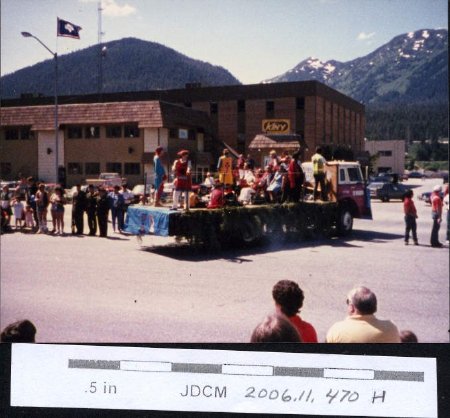4th of July Parade 1987 Alaska Brotherhood Float
