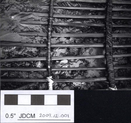 Montana CK fish trap excavation 1991 detail of slats