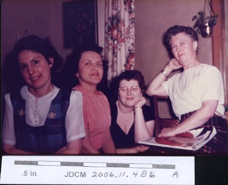 1950 Bertha, Regina Hetfleish, Irene Williams, Rosemary Haen