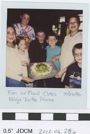 Fun w/Food Class 7/23/96 Ninja Turtle Pizza