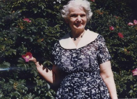 Caroline's mother and roses