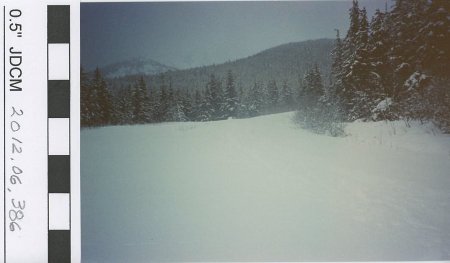 Cross country skiing  area