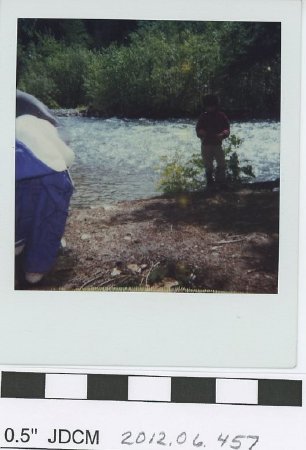 Child near a stream