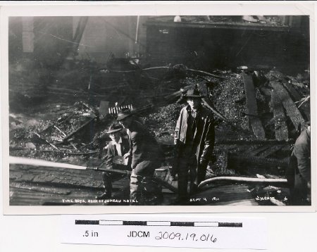 Fire Boys, Ruin of Juneau Hotel 1911