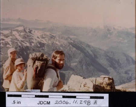 Mt Juneau view 1974 Cliff Lobaugh and Caroline