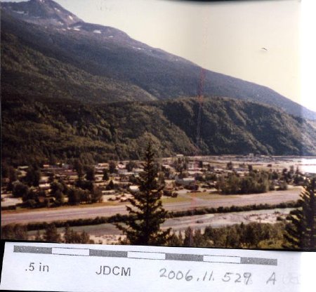 View of Skagway from Observation Platform A