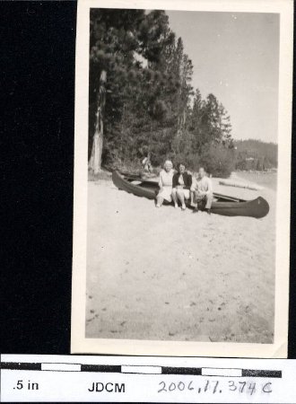 Mother, Caroline & Chan at Lake Tahoe Schillings place