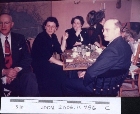 Nov. 1952 at Geo. Haens' Jim Brown, May Janzten, Eileen Warner, Carl Jensen