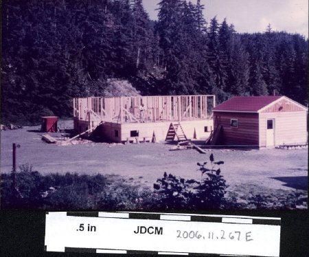 Framing new house 1966