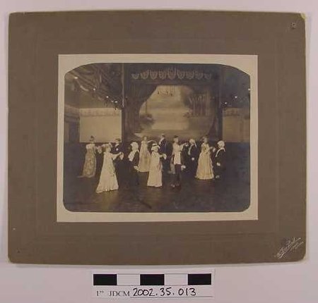 Matted Photograph of Dancing S
