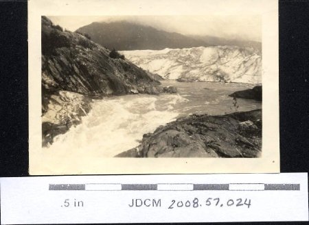 Mendenhall Glacier and falls August 1936