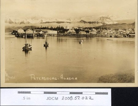 Petersburg - Alaska postcard ~1936