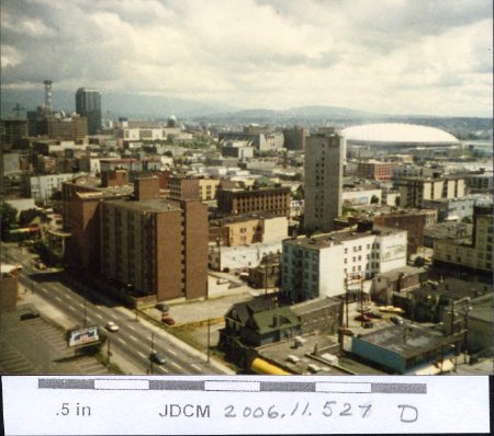 View from Hotel - Vancouver 1988