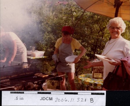 Fanny at salmon bake 1978