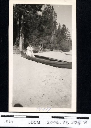 Caroline at Lake Tahoe, Calif. 1947