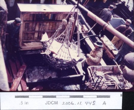 1948 Juneau Cold Storage Unloading halibut