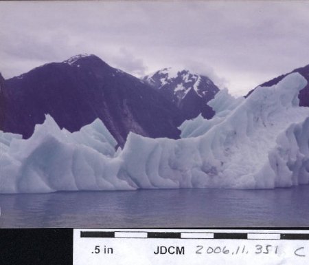 Tracy Arm- many big Ice bergs 1984