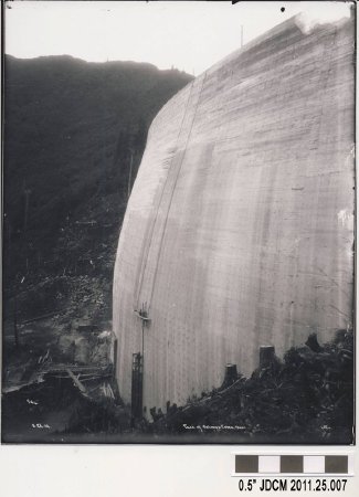 Face of Salmon Creek Dam
