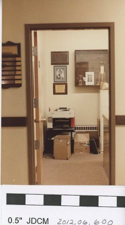 View of an office and printer in  Zach Gordon Club