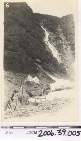 Another view of the injured prospector's campsite and mine shaft