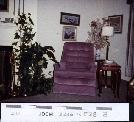 Living Room and Dining Room of home at Pearl Harbor 1988