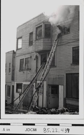Behrends Warehouse fire 3/66