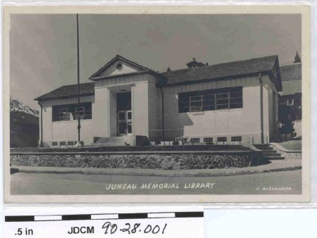 Juneau Memorial Library Postca
