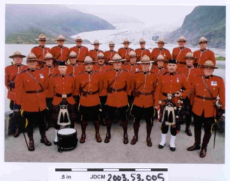 Canadian Mounties inFront of M