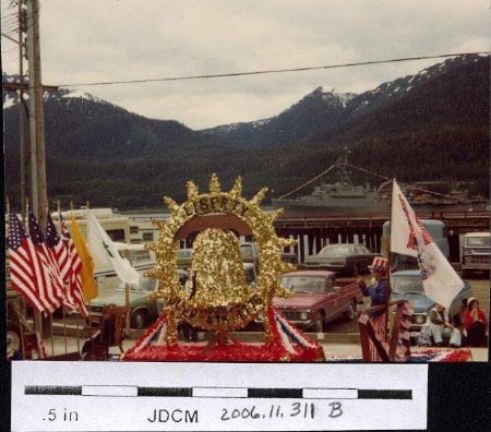 July 4, 1976 parade & USS JNU