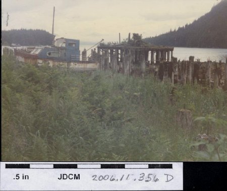 Derelict Boat on shore at Taku Harbor 1985