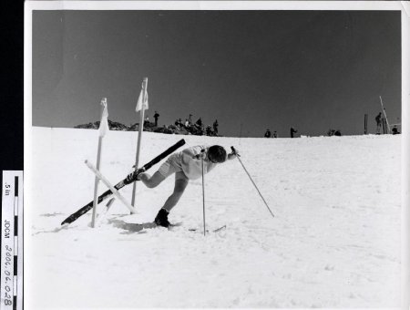 W Janes photo skier crossing g