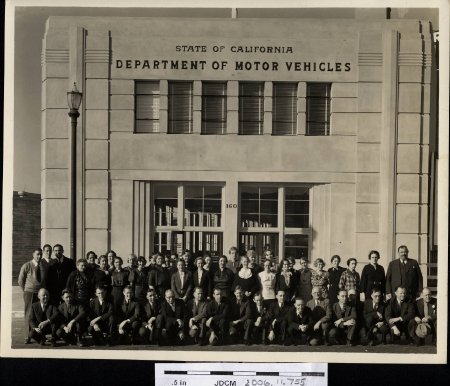 CA Dept. of Vehicles 1937