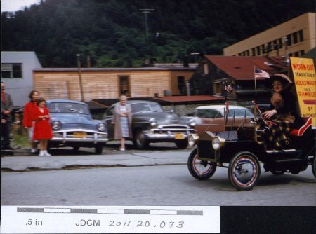 Statehood Parade July 4, 1959 Juneau-Main St. Antique car