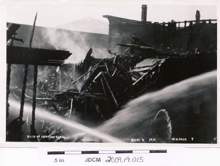 Ruin of Juneau Hotel, 1911