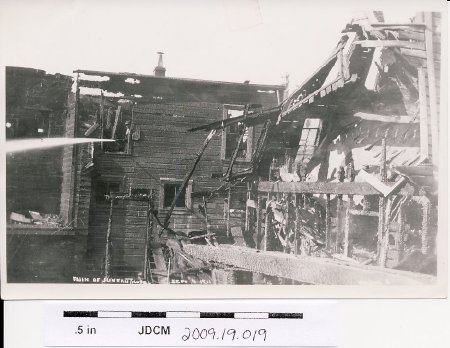 Ruin of Juneau Hotel, 1911