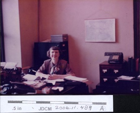 1954 Caroline  at office in Federal Bldg